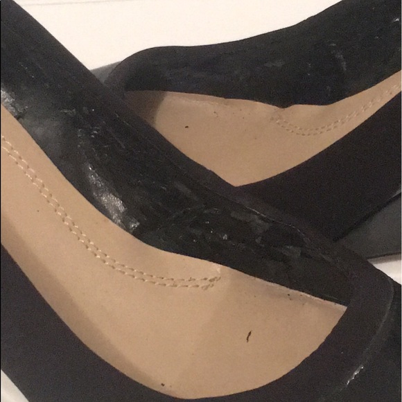 Ellen Tracy Patent Leather Wedge Pumps - Picture 8 of 13